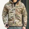 Vestes de chasse tactiques en coton pour hommes, vêtements d'extérieur hydrofuges, uniforme d'entraînement, veste d'hiver, Camouflage polaire froid