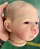 19inch zaten boyanmış Bebe Reborn Bebek Kitleri Ağustos uyanık 3d resim görünür damarlar ile bez gövde ve gözler dahil 240108 dahil