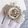 Hochwertige Top-Marke Audexxx Pigxxx Skeleton Tourbillon Series Herrenuhr, Edelstahl-Herrenuhr, Stahlarmband, Saphirspiegel, Designer-Uhrwerk, mechanische Uhr