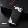 2024 New Creative Metal Windproof No Gas Lighter Twin Turbo Rechargeable Butane No Gas Lighter Gift for Men