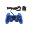 وحدة التحكم في اللعبة joysticks wired connection gamepad for ps2 double vibration controller digital joypad 2 anti anti anti slip drop del otbyd