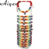 12 Pieces Rainbow And Red Crystal Hanging Alloy Single Hanging Eye Woven Bracelet With Exorcism Protection Can Given As Gifts 240109