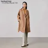 Cappotto in lana Maxmaras Arona Top Quality Cli cas Lunghezza media Arona Donna Small Camel Autunno/Inverno Pile