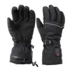 Sports Gloves Heated Cycling Adjustable 3 Heating Levels Electric Rechargeable Soft Touchscreen For Hiking Skiing