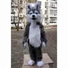 Taille adulte mignon fourrure renard chien Husky mascotte Costumes personnage de dessin animé tenue costume carnaval adultes taille Halloween fête de noël carnaval robe costumes