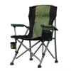 Camp Furniture Outdoor Tragbarer großer Sessel Camping Direktor Stuhl Rückenlehne Bequem Angeln Strand Edelstahl Material