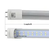 Tubos de luz led t8 de 4 pés, 22w, 28w, 4 pés, g13, lâmpadas led, cor branca fria, cobertura fosca, bi-pin, tubo de led, 25 pacotes, ll