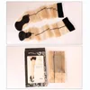 Women Socks Sexy Stockings White Black Transparent Straight Line Long Over Knee Thigh High Charming For Girls Ladies