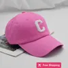قبعات الكرة مصممة عالية الجودة يانغ نفس الأسلوب C lin عائلة البيسبول قبعة الإناث الصيف جبر ج رسالة كورية النسخة الكورية متعددة الاستخدام