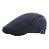 Berets Sboy Chapéus para Homens Flat Caps Ajustável Respirável Irish Cabbie Ivy Driving Hunting Hat Vintage Beret Gorras Para Hombres