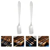 Spoons 2 Pcs Spoon Fashion Restaurant Supplies Ice Cream Coffee Stir Metal Serving Home Tableware Scoops