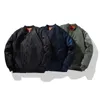 Luker CMSS Mens Pilot Ceketler Pamuklu Yastıklı Ordu Bombacı Ceket Ceket Sonbahar Kış Erkek Askeri Motosiklet Ceketleri 240108