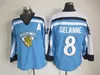 팀 1998 핀란드 11 Saku Koivu Retro Hockey Jerseys 8 Teemu Selanne 27 Teppo Numminen Vintage Light Blue Hockey Jersey 2024 M-XXXL