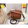 10a moda maquiagem quebra-cabeça grande capacidade zíper abertura bolsa de couro corpo linho alça de ombro ajustável férias casual crossbody designer