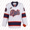 Personalizado WHL Regina Pats Regina Hóquei Jersey Connor Bedard Parker Berge Tanner Brown Layton Feist Riley Ginnell Omen Harmacy Costurado 44