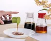 Kitchen Tools Dripless Glass Soy Sauce Dispenser Pot Cooking Utensils Controllable Leakproof Olive Oil Vinegar Cruet Bottle with G1908280