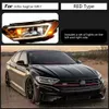 Pour VW Jetta Sagitar MK7 phare LED 19-22 voiture style lampe avant feux de jour dynamique Streamer clignotant indicateur phare