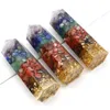 Decorative Figurines Crystals Resin Chakra Chips Tower Feng Shui Gems And Minerals Wand Point For Spiritual Products