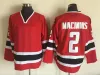 メンズ1996ヴィンテージ＃2 Al Macinnis Hockey Jerseys Blue Stitched Shirts 2023 Nation Team Red Black A Patch M-XXXL 43 84