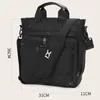 Outdoor Bags Large Men's Messenger Shoulder Bag With Earphone Hole Waterproof Nylon Travel Work 15.6 Inch Computer Backpack