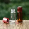 Colorful Smoking Herb Tobacco Spice Miller Dabber Telescoping Spoon Storage Glass Bottle Stash Seal Case Pocket Pill Jars Snuff Snorter Sniffer Snuffer Pipes