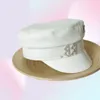 Women Hats Crystal Baker Boy Hat Wool Sboy Caps Female Flat Militray Visor S M L Berets6355235