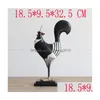 Estátua de frango de resina vintage para decoração de casa - Estatueta de galinha artesanal para armário de TV, sala ou jardim - Artes e ofícios exclusivos Decoração de animais