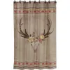 Desert Skull Southwest Bohemian Blush Taupe Floreale Tenda da doccia Anelli Set da bagno Tende senza trasporto per il bagno 240109