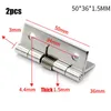 Bath Accessory Set Door Hinges Spring Stainless Steel 2x Durable Hardware Parts Practical Stee 1/1.5/2/2.5/3/4Inch