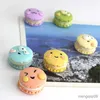 5 STKS Koelkastmagneten Set van Zes koelkastkoekjes magneet Macaron voedsel model keuken decoratie sticker creatieve pasta stereo kunst cadeau