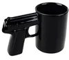 Tasse à café avec poignée pistolet, tasse à pistolet amusante, tasse à thé au lait, tasse créative en céramique pour bureau, verres à boissons