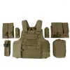 Hunting Jackets Tactical Vest Men Outdoor Molle Body Armor Combat Carrier Accessories Pouch Camo Military Army