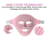 3D Silicone Mask Electric EMS V Shaped Face Massager Magnet Massage Face Lifting Slimming Face SPA Beauty Skin Care Tool 240108