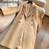 Cashmere Coat Maxmaras Labbro Coat 101801 Pure Wool Max 101801 Classic Camel Wool breasted Cashmere Women's Autumn/Winter Mid length WoolenRLM0