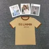 デザイナーの新しいシャツ、女性のニットTシャツ、綿のロゴ、ファッショナブルな女性服、女性用半袖Tシャツ、トレンディな服