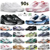 Jaren '90 Loopschoenen Triple Zwart Wit UNC USA Rose Pink Valentijnsdag Camo Oranje Escape Smoke Grey Pale Ivory Camowabb Heren Dames Trainers Sport Sneakers 36-46