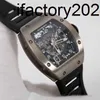 Vs Factory Watch Richa Tourbillon Швейцарский автоматический механизм RM010 Мужские металлические часы с дисплеем даты Полые механические модные одинарные