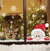 Wall Stickers Merry Christmas Fashion Santa Claus Window Room Decoration PVC Year Home Decor Removable2007875