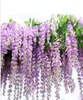 2016 hel wisteria bröllopsdekor 110 cm 75 cm 4 färger konstgjorda dekorativa blommor kransar för fest bröllop hem fartyg896582