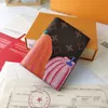 女性のluxurysデザイナーPasspassport Holders Bags Wallets Silkscreen色のカボチャバッグ