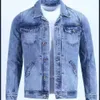 Fantspring e outono retro denim jaqueta marca de moda masculina bonito carga versão coreana magro casual wear roupas 240108