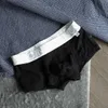 Kalça kaldırma düz renk Alçak Belli Erkekler İç Giyim Sporları Gençlik Boks Pantolon Japon Tasarım Erkekler Jacquard Kumaş 240109