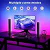 2pcs Smart LED Light Bars, RGB Night Light With Remote Control And APP Control, Music Sync Backlight For Gaming TV Bedroom Decoration, Desktop Lamp For Office