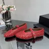 Chaussures simples à talon plat blanc et diamant, nouvelle tête ronde, bouche peu profonde, boucle de ceinture, ensemble haut, grande taille, bas 88