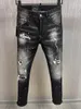 Coolguy Jeans Erkek Kot DSQ2 Klasik Hip Hop Rock Moto Mens Tasarım Yırtılmış kot kot bisikletçisi siyah 880