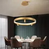 Kronleuchter YOULAIKE Schwarzer LED-Kronleuchter für Wohnzimmer, kurzes Design, moderne Heimdekoration, Hängeleuchte, schwarz/goldener Ring, dimmbare Lampen