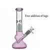 10inch Pink Glass Beaker Bong Arm Tree Percolator Bongs Water Pipes Elephant Joint 14mm Joint with Big Bowl Glass Oil Burner Pipe Dhl Free Cheapest Price