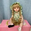 BZDOLL 55 CM 22 Inch Soft Silicone Reborn Baby Bath Doll Toy Realistic Princess Toddler Beautiful Bebe Girl 240108