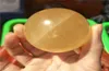 2 pièces 45 cm Citrine naturelle Calcite Quartz sphère de cristal boule de guérison orange pierre d'islande sphère de cristal pas cher 1645293