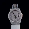 High on Demand Antique Iced Out Watch VVS Clarity Moissanite Rose Gold Diamond Watch Available at Best prices